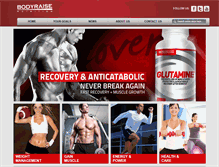 Tablet Screenshot of bodyraise.com